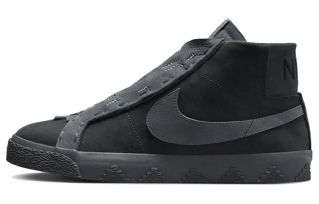 Кроссовки Di'Orr Greenwood X Nike SB Zoom Blazer Антислиповый MID Скейтборд Обувь Мужская Серый - изображение 1