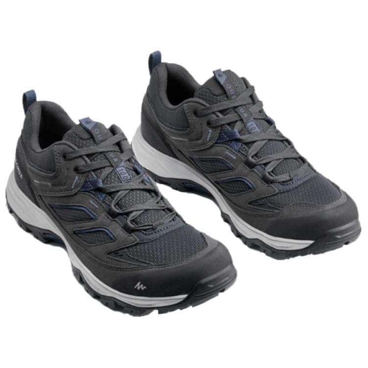 Кроссовки DECATHLON MH100 Кожа Низкий Верх Походная Обувь Мужская Серый - изображение 3