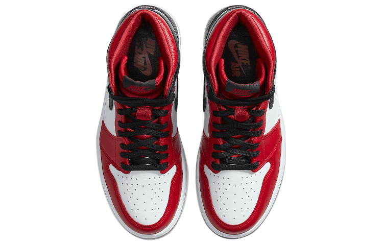 Ретро баскетбольные кроссовки Jordan Air Jordan 1 High OG "Satin Red" - изображение 4