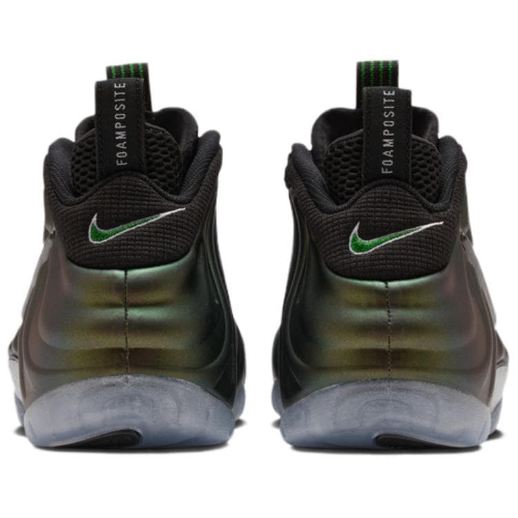 Кроссовки для баскетбола Nike Foamposite Pro MID Топ Баскетбольные Кроссовки Мужские Сосново-Зеленые Выпуск 2025 - изображение 5