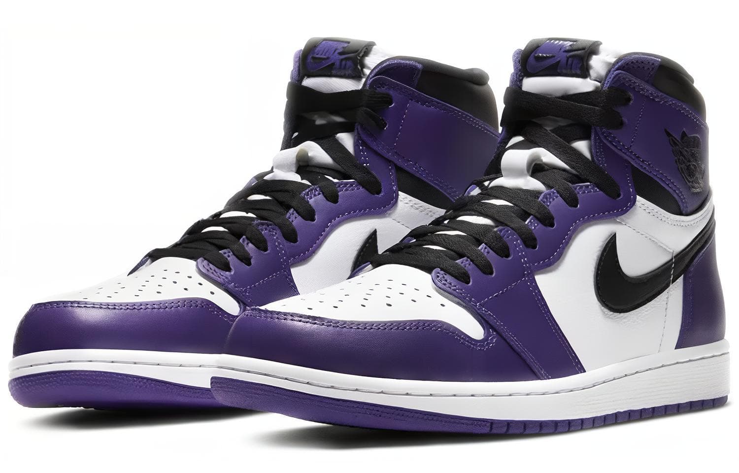 Ретро баскетбольные кроссовки Jordan Air Jordan 1 "Court Purple" - изображение 3
