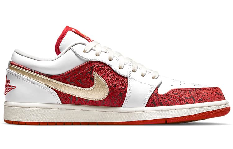 Ретро баскетбольные кроссовки Jordan Air Jordan 1 Low SE "Spades" - изображение 2