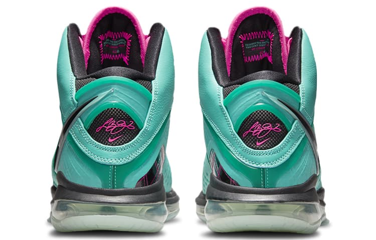 Ретро баскетбольные кроссовки Nike LeBron 8 QS "South Beach" 2021 - изображение 5