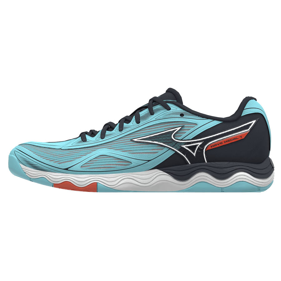 Кроссовки для спортзала Mizuno противоскользящие устойчивые к истиранию низкие кроссовки для тренировок унисекс циановый - изображение 1