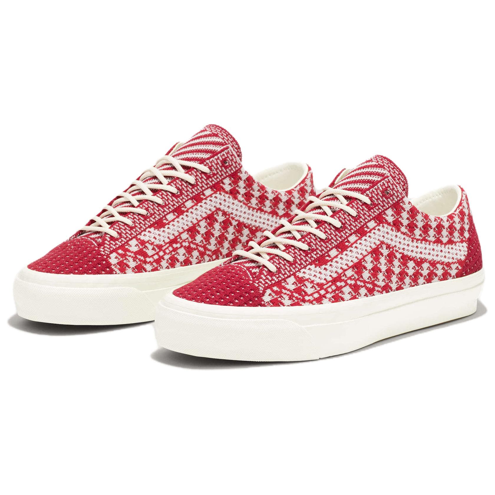 Кеды Vans Износостойкие и Легкие Низкие Кеды Унисекс Красные Белые - изображение 2