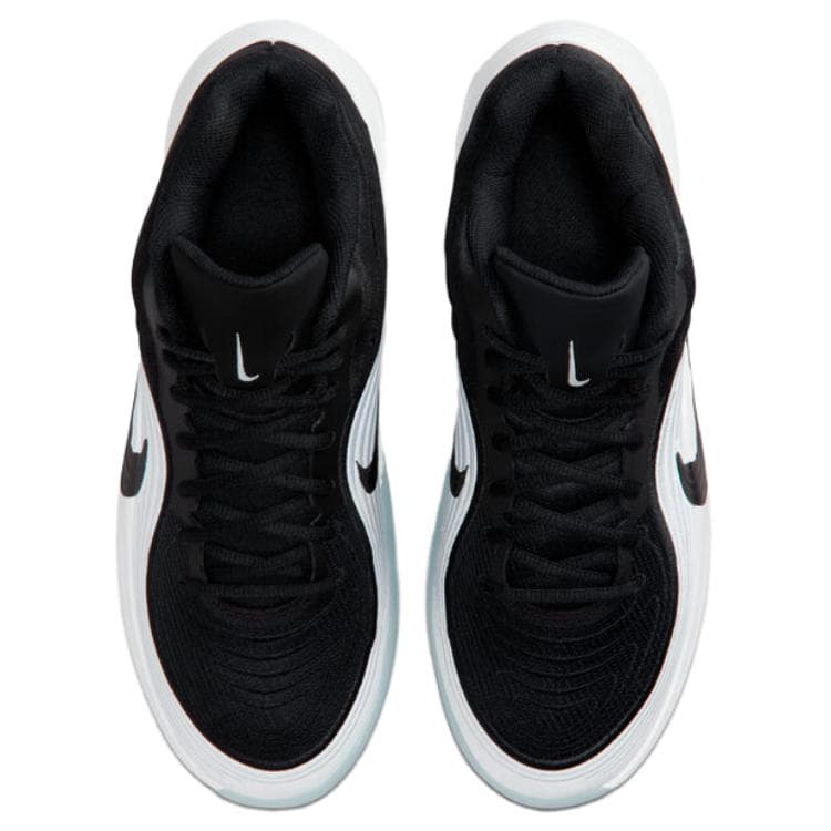 Кроссовки для баскетбола Nike Precision 8 MID Топ Баскетбольные кроссовки Унисекс Черный Белый - изображение 4