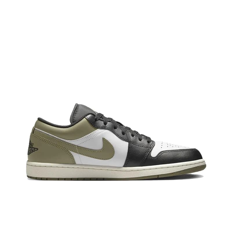 Ретро баскетбольные кроссовки Air Jordan 1 Low "Medium Olive" - изображение 8