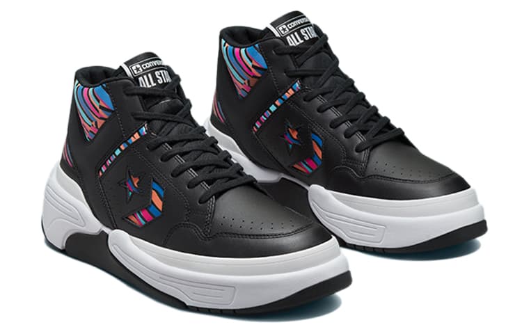 Ретро баскетбольные кроссовки Converse Weapon CX Black Multicolor - изображение 3