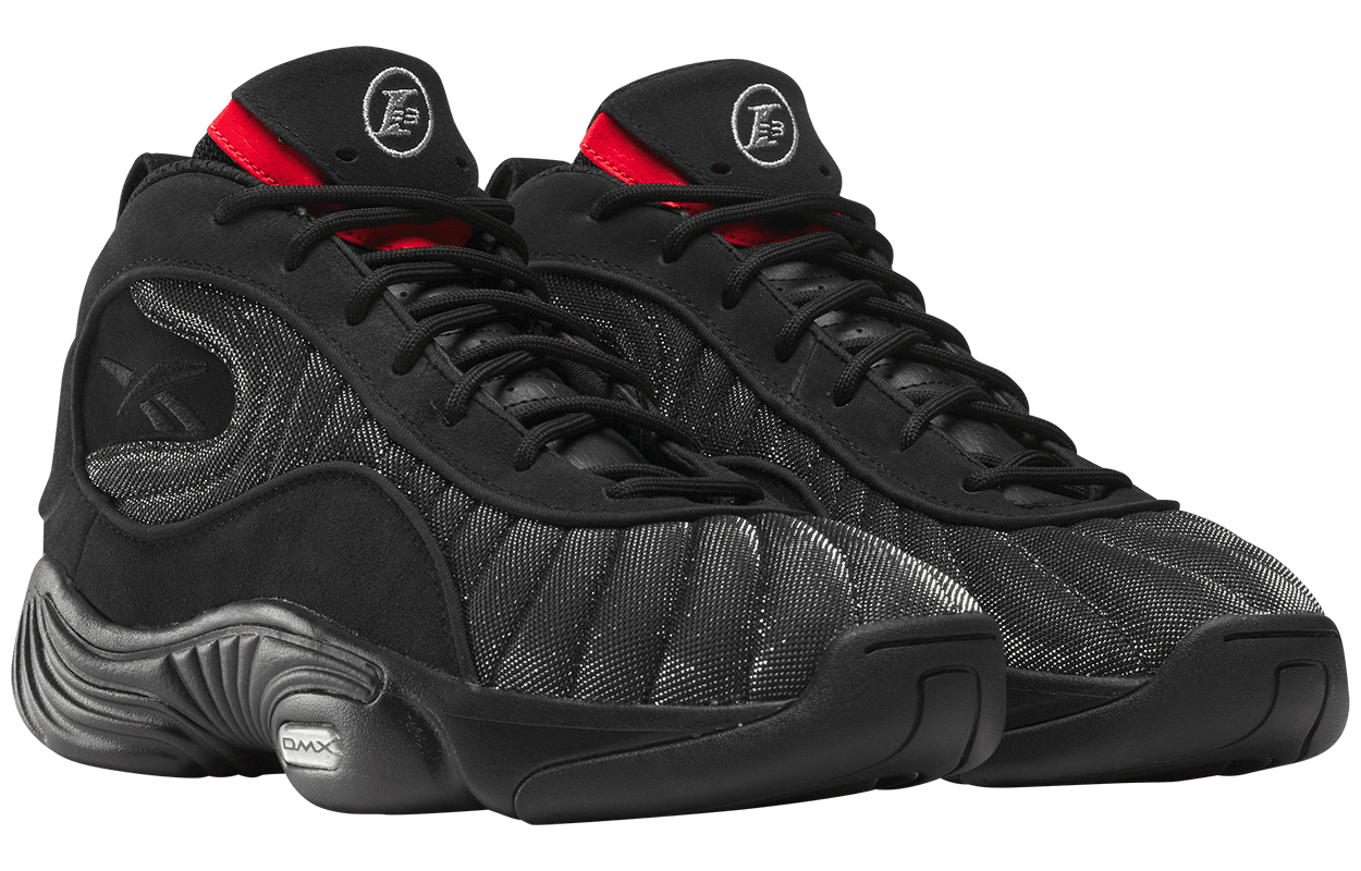 Ретро баскетбольные кроссовки Reebok Answer3 Удобный Универсальный Спортивный на платформе Мид-топ Ретро-баскетбольные кроссовки Унисекс Черный - изображение 2
