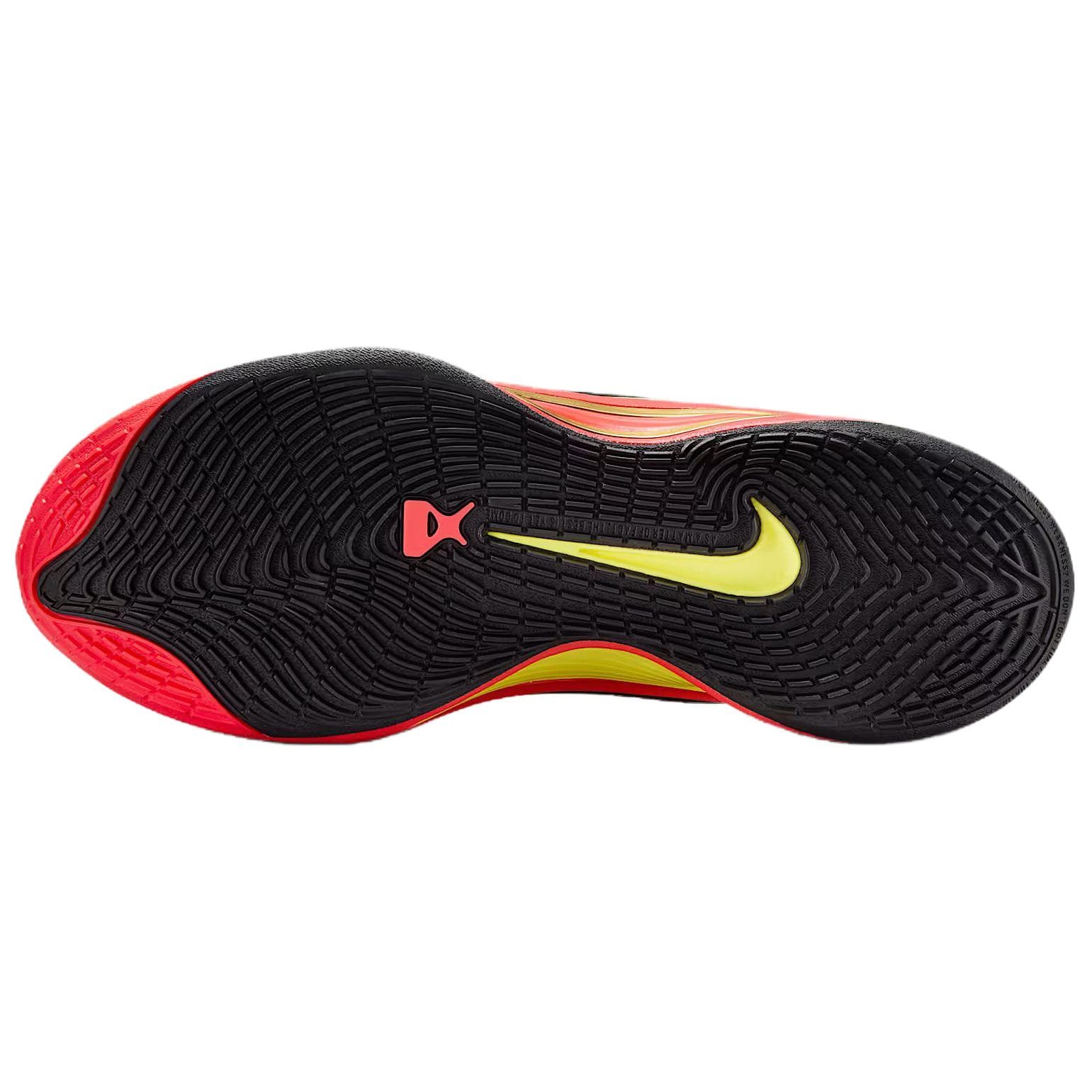 Кроссовки для баскетбола Nike A'One Баскетбольные кроссовки Унисекс Красный Желтый - изображение 6