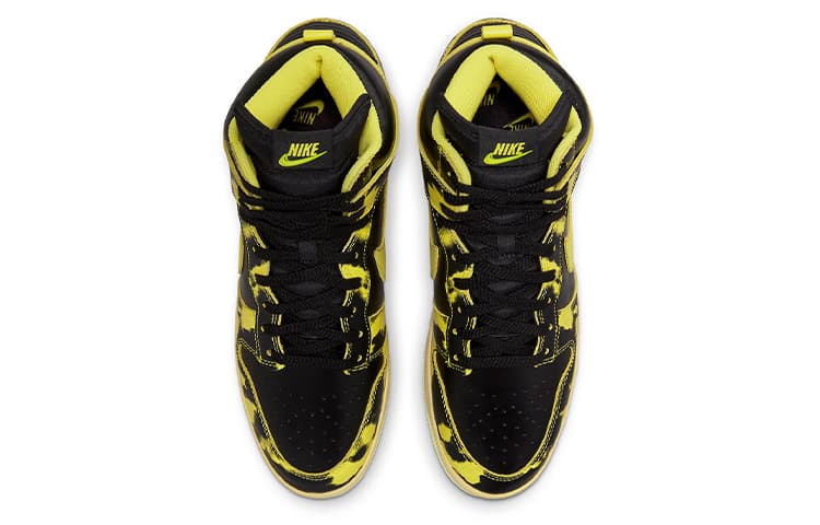 Кроссовки Nike Dunk SP "Yellow Acid Wash" High - изображение 4