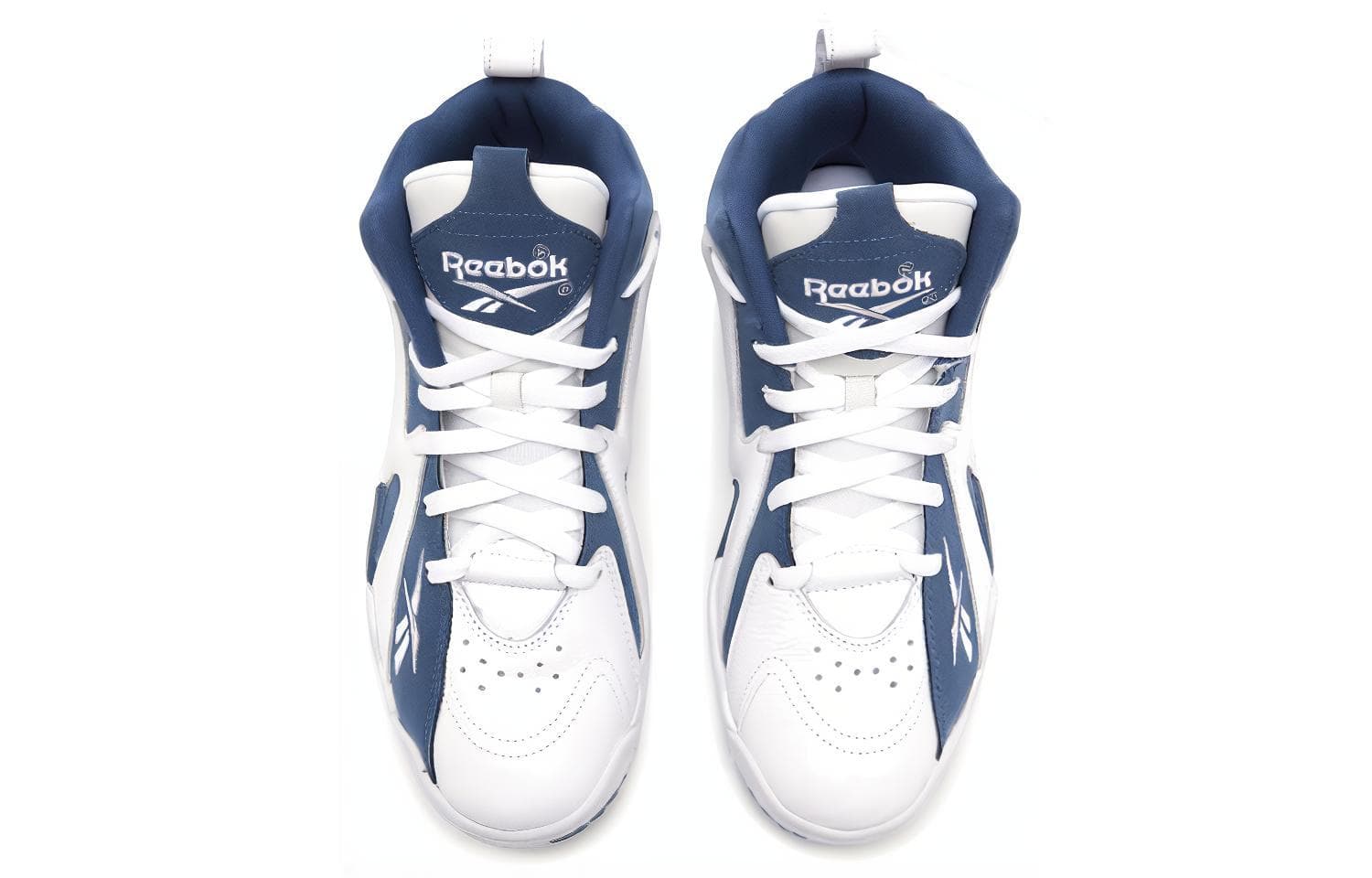 Ретро баскетбольные кроссовки Reebok Kamikaze 2 Batik Blue - изображение 4