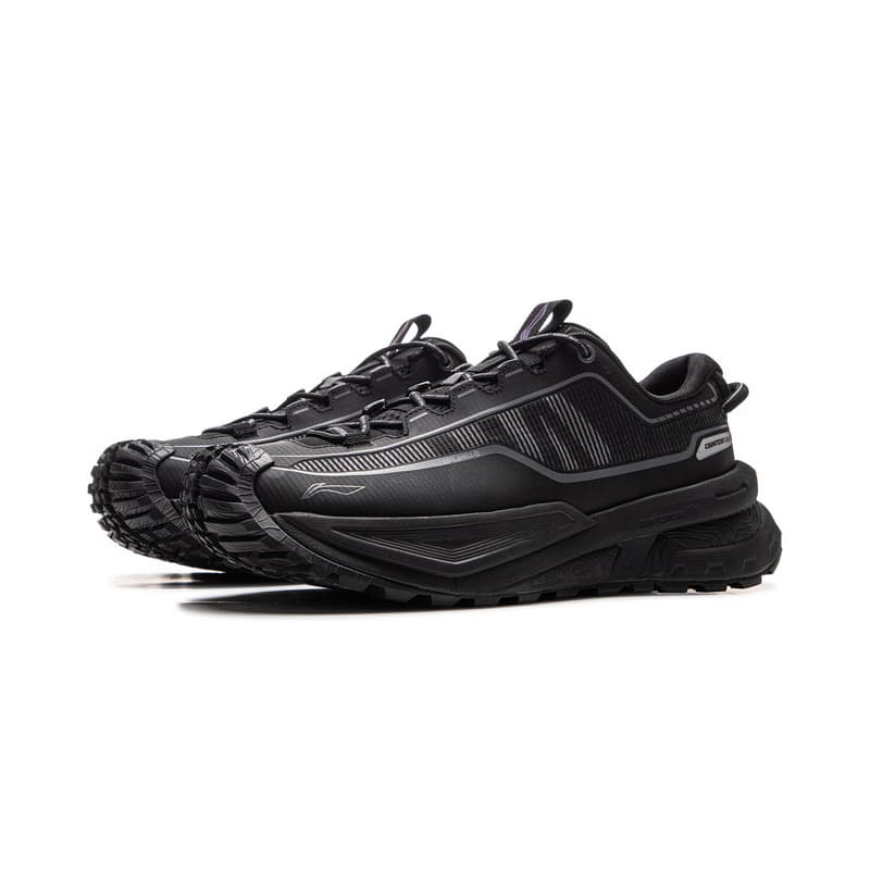 Кроссовки Li NING Outdoor CounterFlow Xingchuan ТПУ (TPU) Low Топ Походная обувь Унисекс Черный - изображение 3