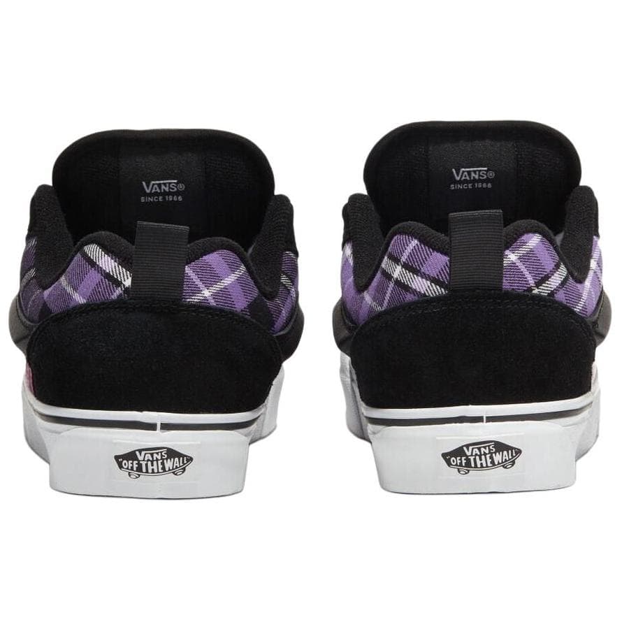 Кроссовки Vans Knu Skool Устойчивая к истиранию низкая обувь для скейтбординга унисекс черного и фиолетового цвета - изображение 3