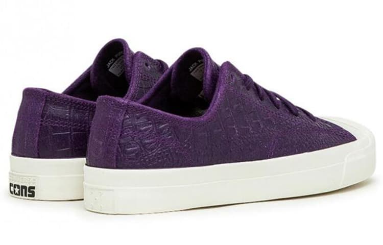 Кроссовки Pop Trading Company x Converse Jack Purcell Low Purple - изображение 4