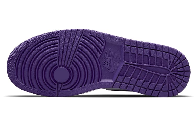 Ретро баскетбольные кроссовки Jordan Air Jordan 1 High OG "Court Purple" - изображение 6