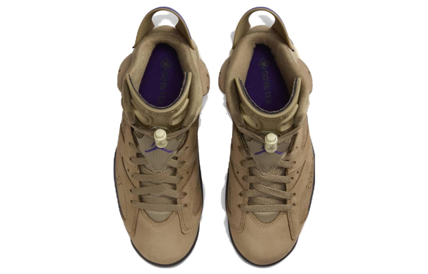 Ретро баскетбольные кроссовки Jordan Air Jordan 6 Gore-Tex "Brown Kelp" - изображение 4