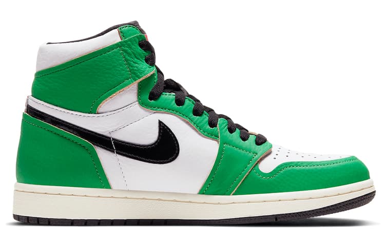 Ретро баскетбольные кроссовки Jordan Air Jordan 1 Retro High OG "Lucky Green" - изображение 2