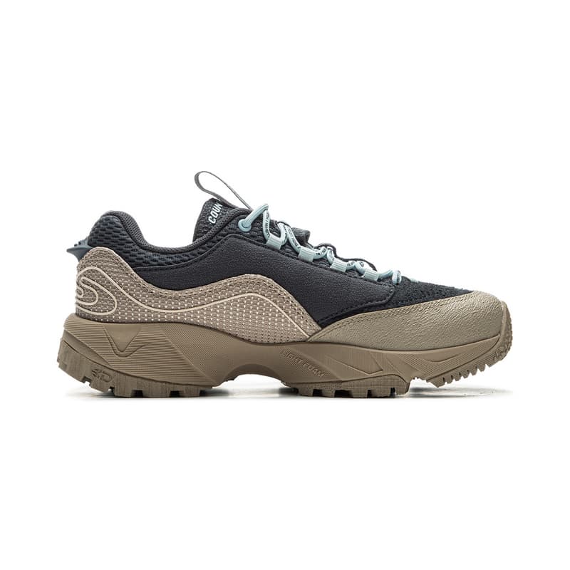 Кроссовки Li-Ning CF Retro Hiking V2 Женские низкие треккинговые кроссовки с амортизацией, черно-коричневые - изображение 2
