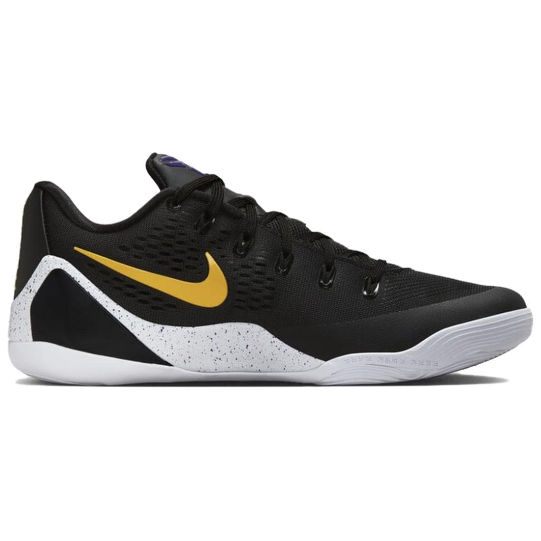 Кроссовки для баскетбола Nike Kobe 9 Low Баскетбольные кроссовки Унисекс Черный Золото - изображение 2
