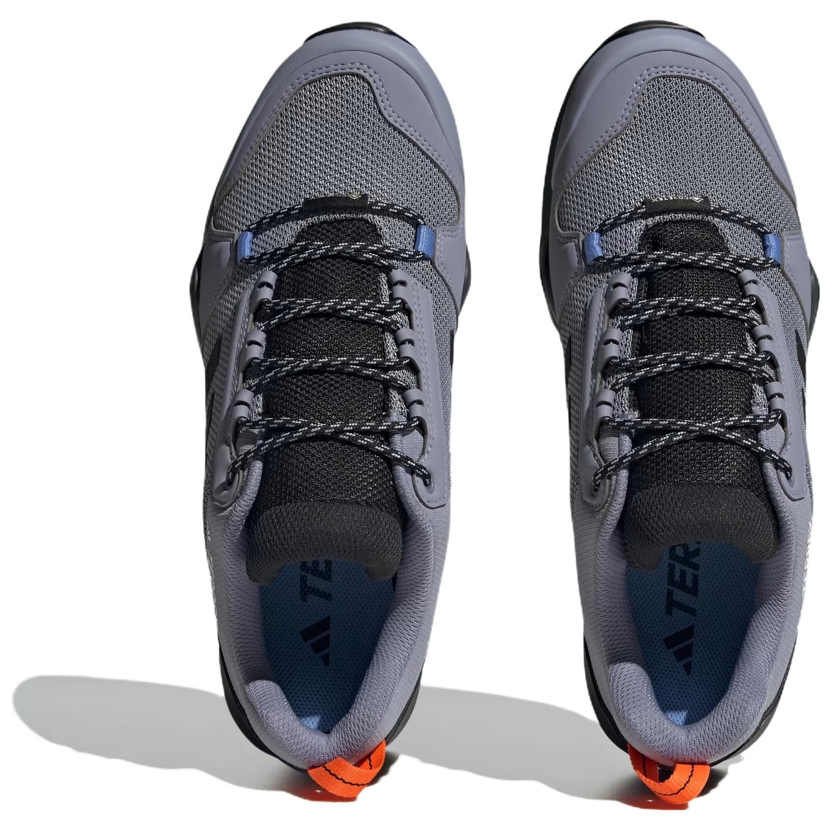 Кроссовки Adidas TERREX AX3 GTX Нескользящая и Водонепроницаемая Низкая Обувь для Альпинизма Мужская Синяя - изображение 4
