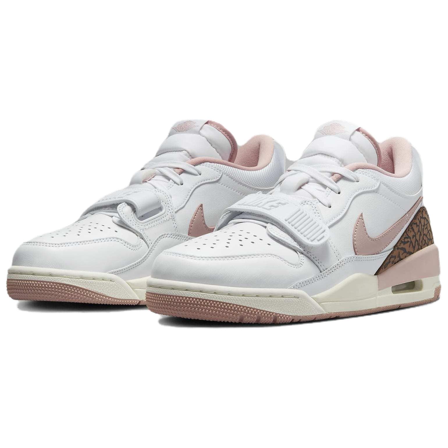 Ретро баскетбольные кроссовки Jordan Legacy 312 White Pink - изображение 3