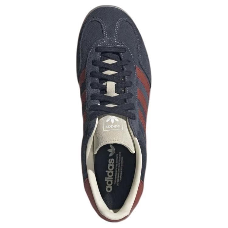 Кроссовки Adidas Originals GAZELLE INDOOR Низкие Скейтборд Обувь Унисекс Темно-синий - изображение 5