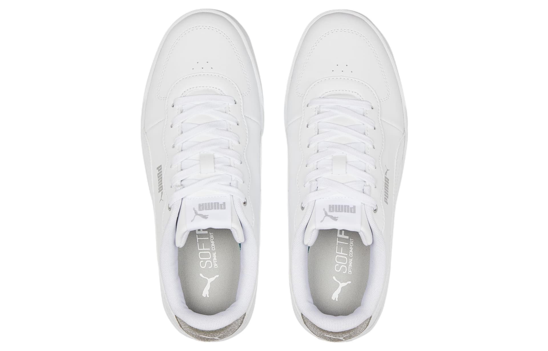 Кроссовки Puma Skye Clean Distressed White Silver - изображение 4