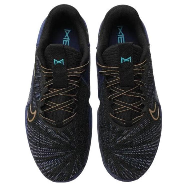 Кроссовки для спортзала Nike Metcon 9 противоскользящие устойчивые к истиранию низкие кроссовки для тренировок мужские черные - изображение 3