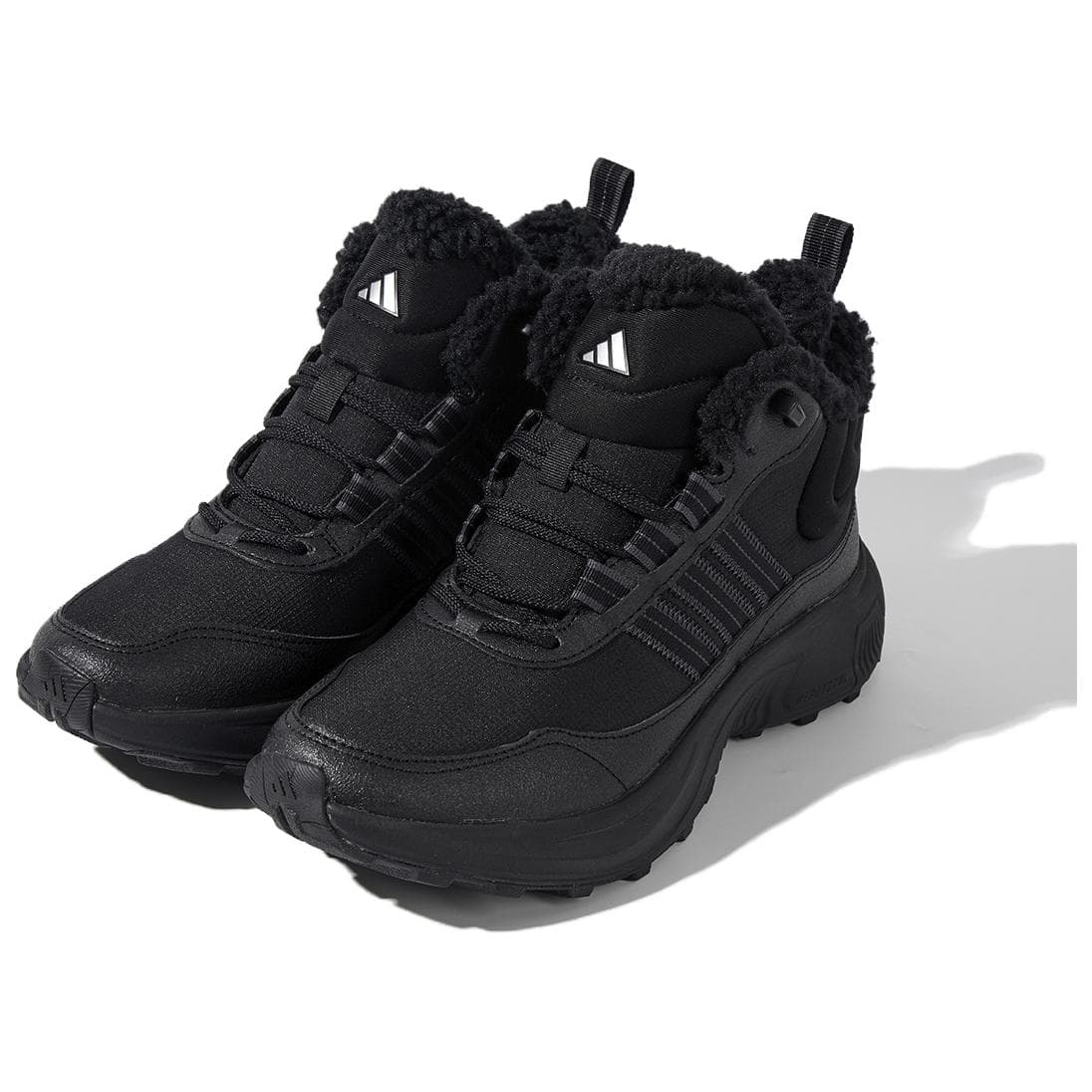 Кроссовки Adidas ROAM WANDER Износостойкий Термический Сцепление Высокие Кеды Походная Обувь Мужская Черная - изображение 3
