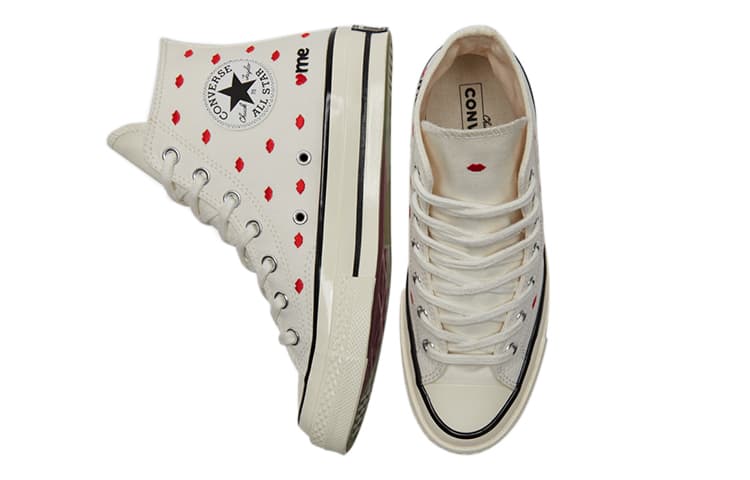 Кеды Converse 1970s Chuck Taylor All Star Valentine's Day High Top White Red - изображение 5