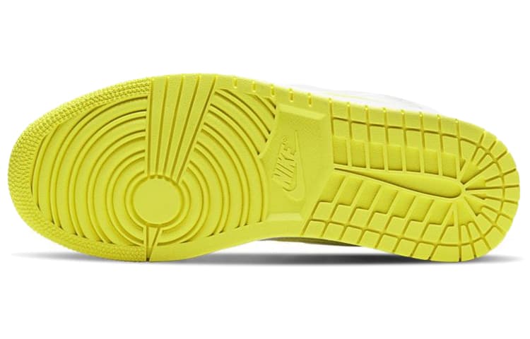 Ретро баскетбольные кроссовки Jordan Air Jordan 1 Mid SE "Voltage Yellow" — фото 6