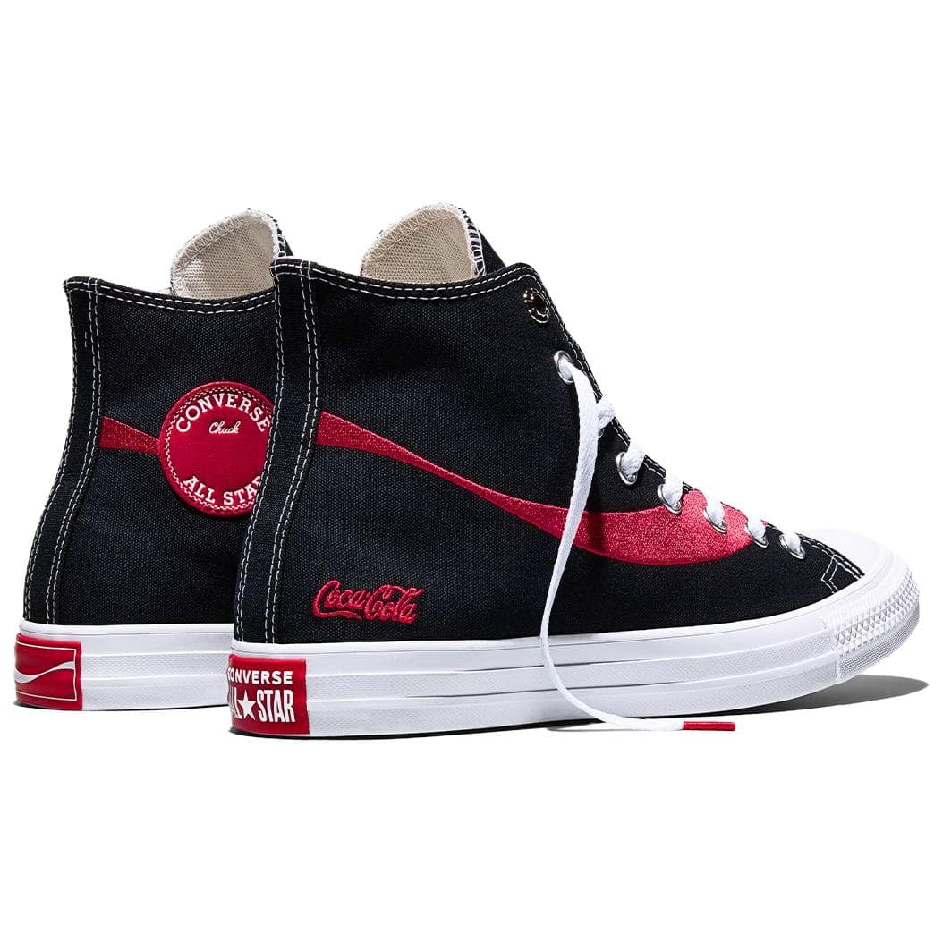 Кеды Coca Cola x Converse Chuck TAYLOR High Топ Кеды Унисекс Черные - изображение 4