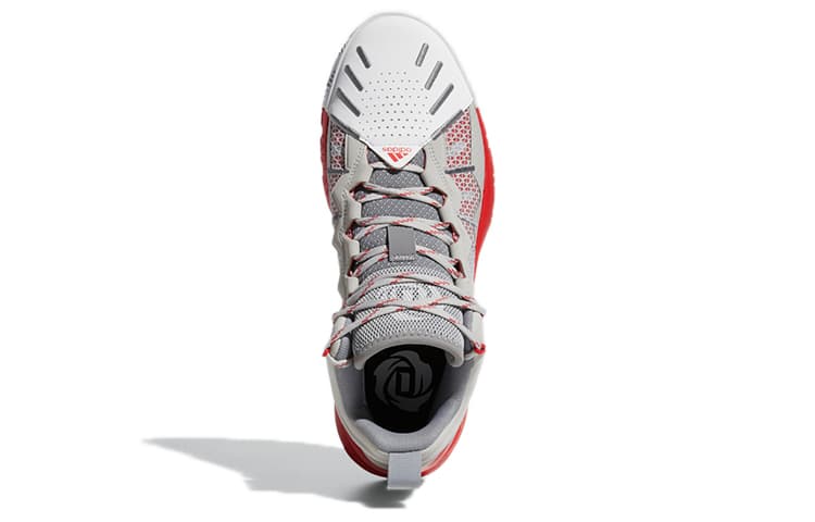 Ретро баскетбольные кроссовки adidas D Rose Son Of Chi Low White Red - изображение 5