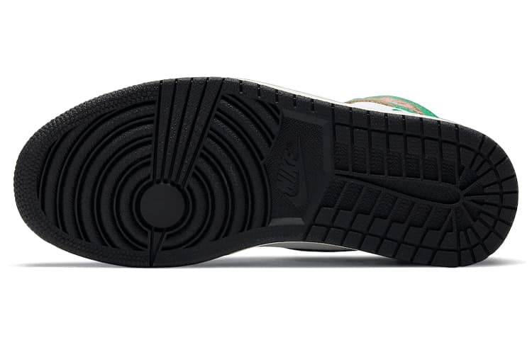 Ретро баскетбольные кроссовки Jordan Air Jordan 1 Retro High OG "Lucky Green" - изображение 6