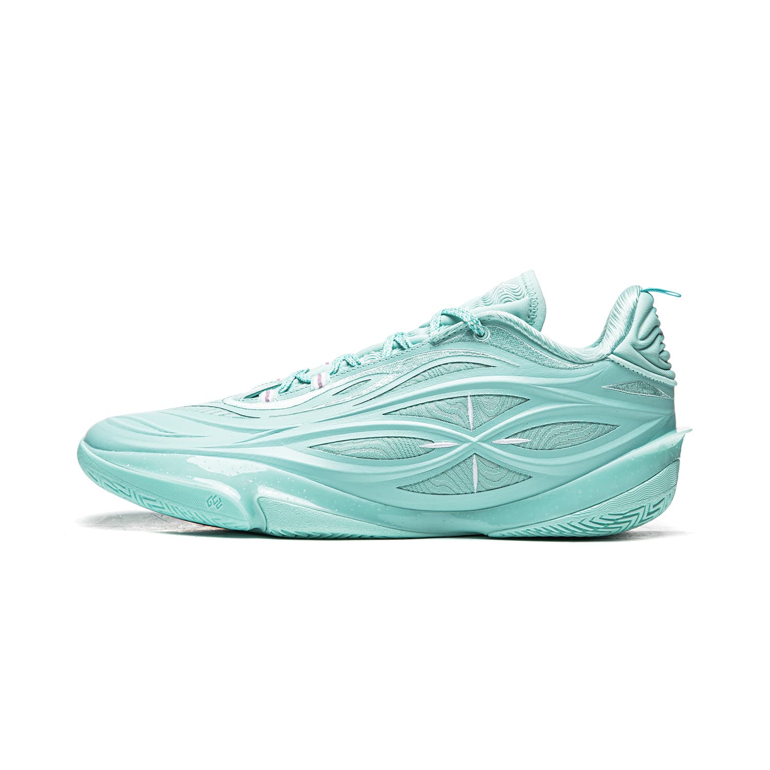 Кроссовки для баскетбола Li-Ning Wade 808 5Ultra v2 Мятный Легкий гибкий стабильный поддержка покрытие антискручивание Лоу-топы Баскетбольные кроссовки Мужской Островной синий - изображение 1