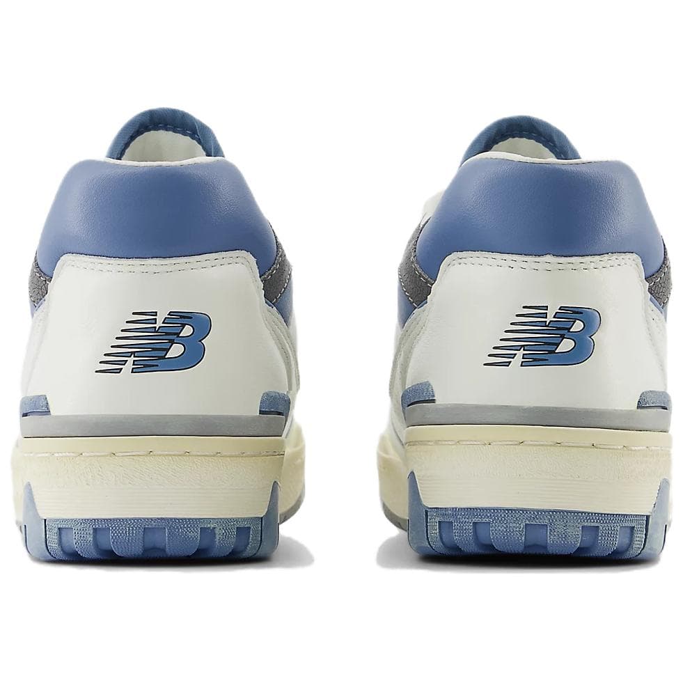 Ретро баскетбольные кроссовки New Balance 550 Blue White - изображение 4