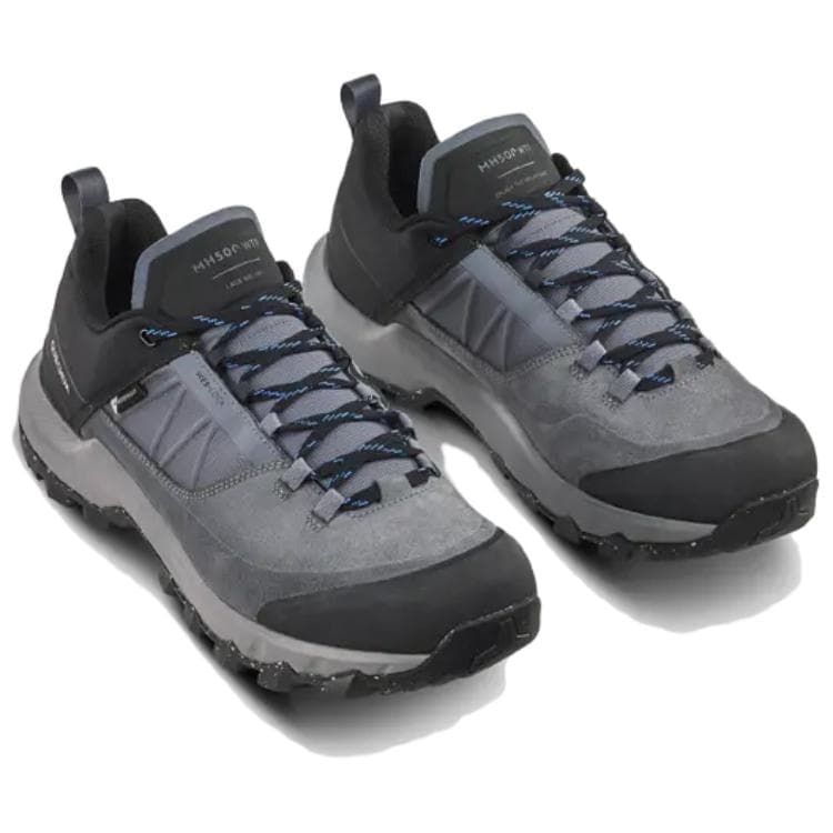 Кроссовки DECATHLON MH500 Низкий Топ Походная Обувь Мужская Черная Серый - изображение 3
