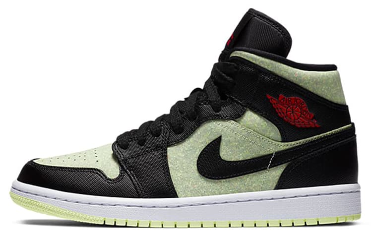 Ретро баскетбольные кроссовки Jordan Air Jordan 1 Mid Matcha Green Orange
