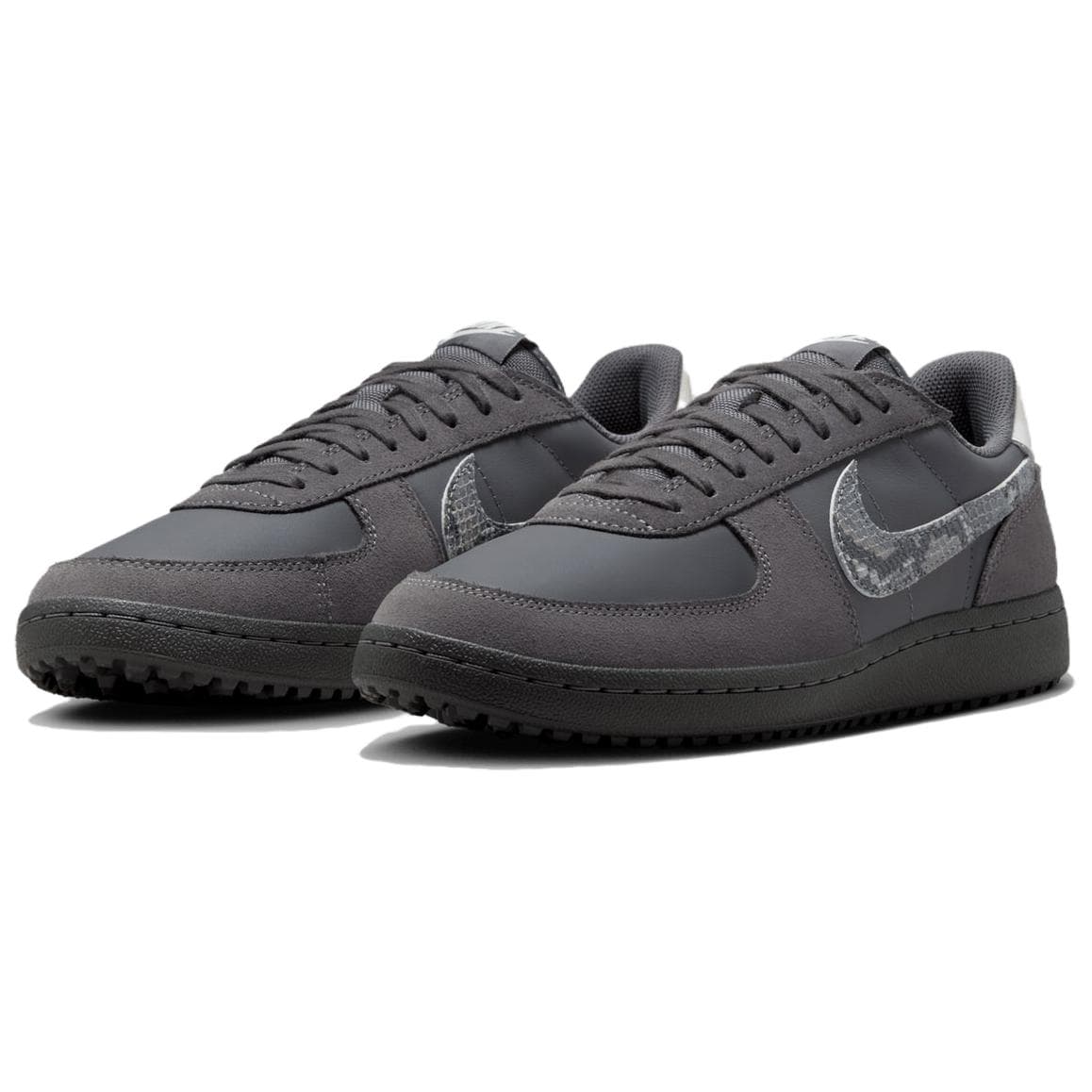 Кроссовки Nike Field General 82 Противоскользящие Устойчивые к истиранию Низкие Кроссовки для скейтбординга Унисекс Серые - изображение 3