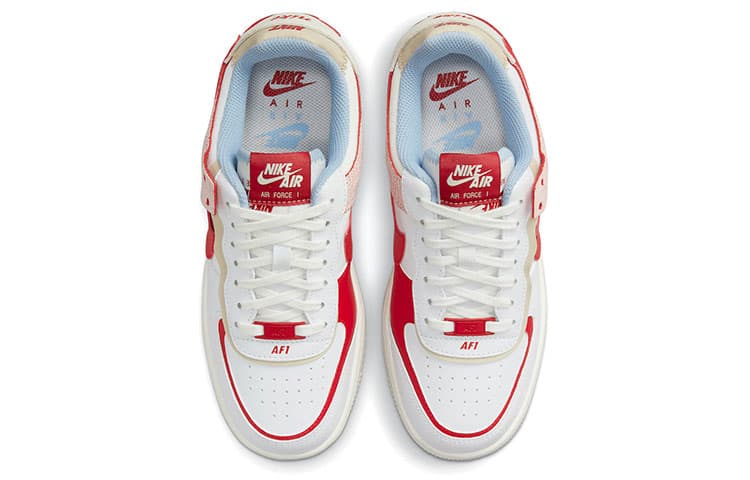 Кроссовки Nike Air Force 1 Low Shadow White Red Blue - изображение 4