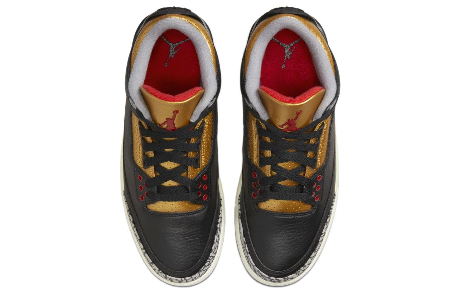 Ретро баскетбольные кроссовки Jordan Air Jordan 3 Retro "Black Gold" - изображение 4