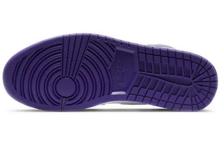 Ретро баскетбольные кроссовки Jordan Air Jordan 1 "Court Purple" - изображение 5
