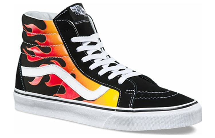 Кроссовки Vans SK8 High Black Yellow Red - изображение 3