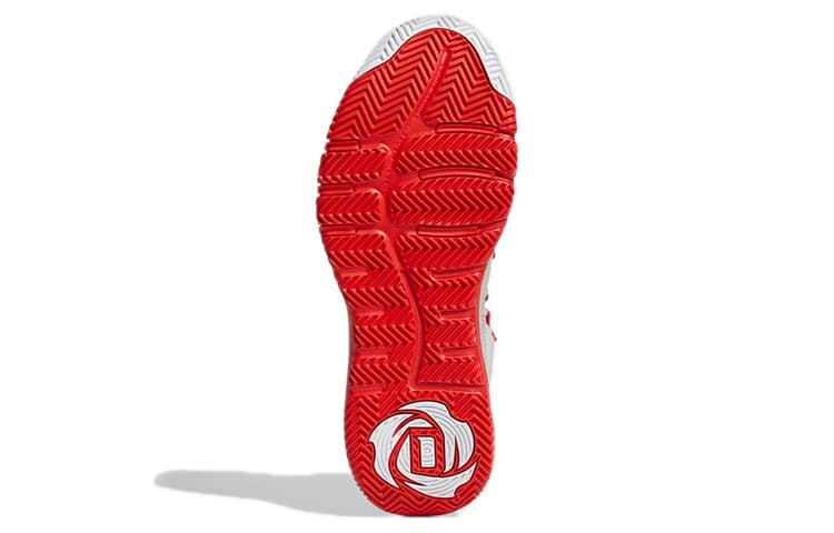 Ретро баскетбольные кроссовки adidas D Rose Son Of Chi Low White Red - изображение 6