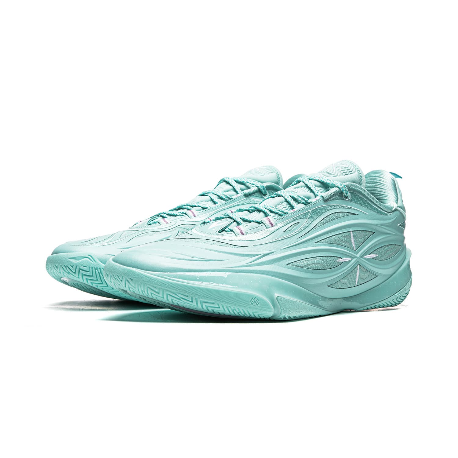 Кроссовки для баскетбола Li-Ning Wade 808 5Ultra v2 Мятный Легкий гибкий стабильный поддержка покрытие антискручивание Лоу-топы Баскетбольные кроссовки Мужской Островной синий - изображение 3
