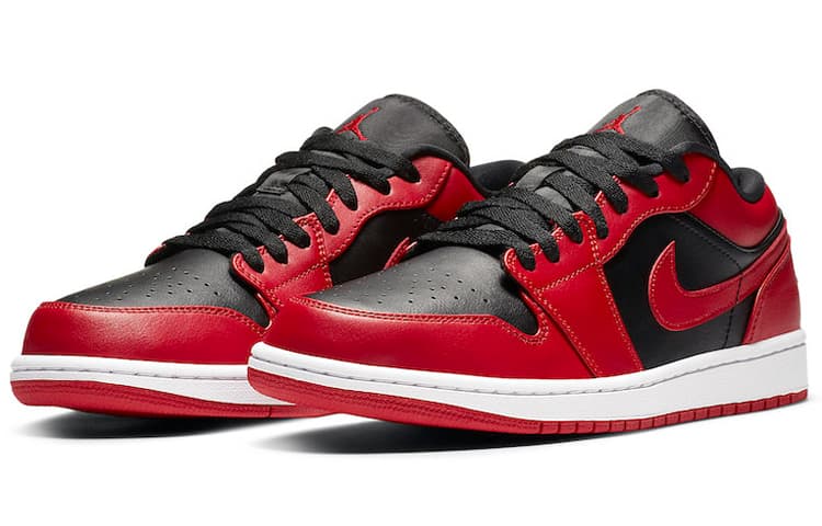 Ретро баскетбольные кроссовки Jordan Air Jordan 1 Low Varsity Red - изображение 3