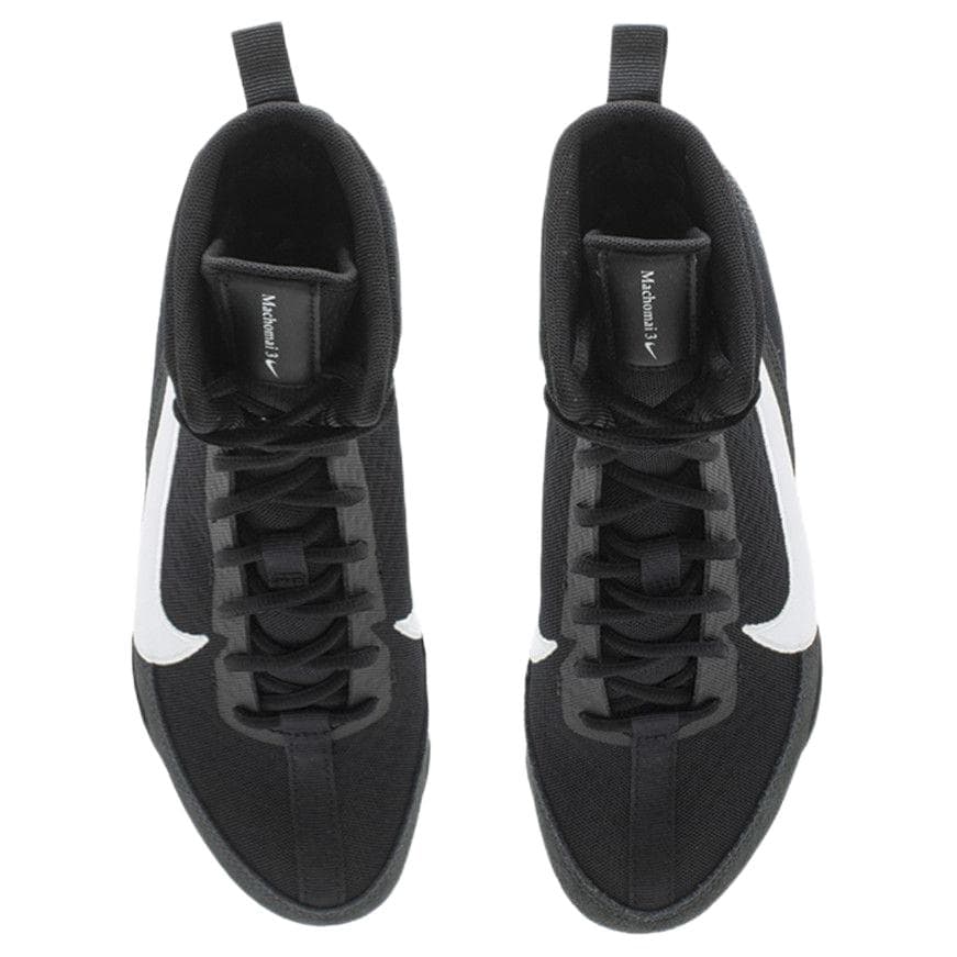Кроссовки для спортзала Nike MACHOMAI 3 High Топ Тренировочные кроссовки Унисекс Черный Белый - изображение 4