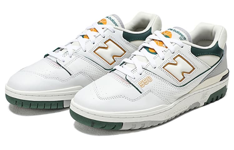 Ретро баскетбольные кроссовки New Balance 550 Banana Green - изображение 3