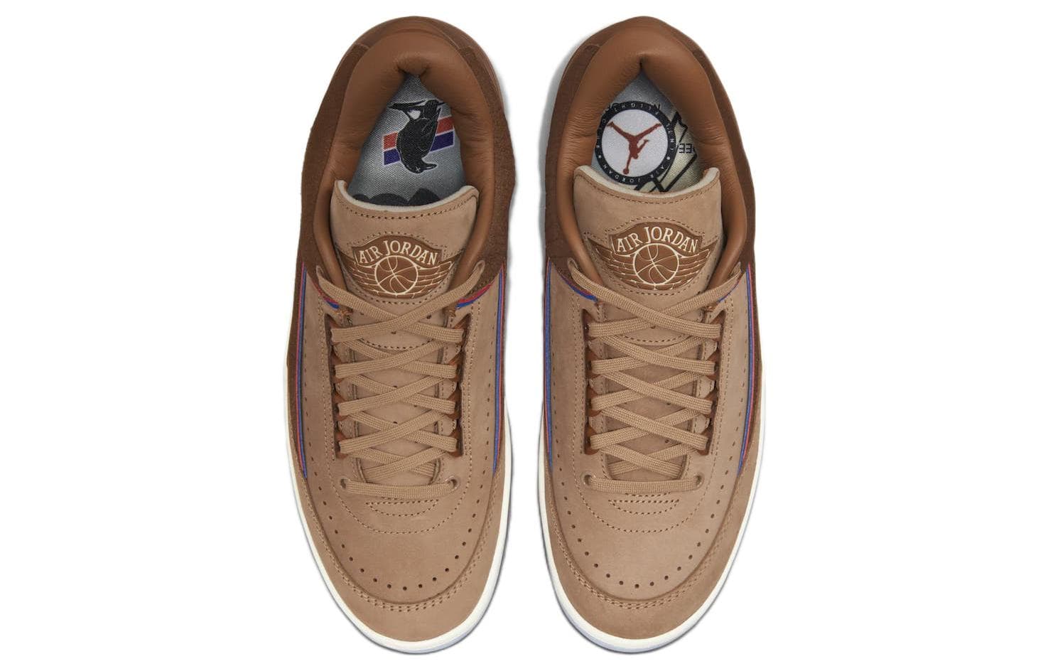 Ретро баскетбольные кроссовки two 18 x Jordan Air Jordan 2 Retro Low Brown - изображение 4